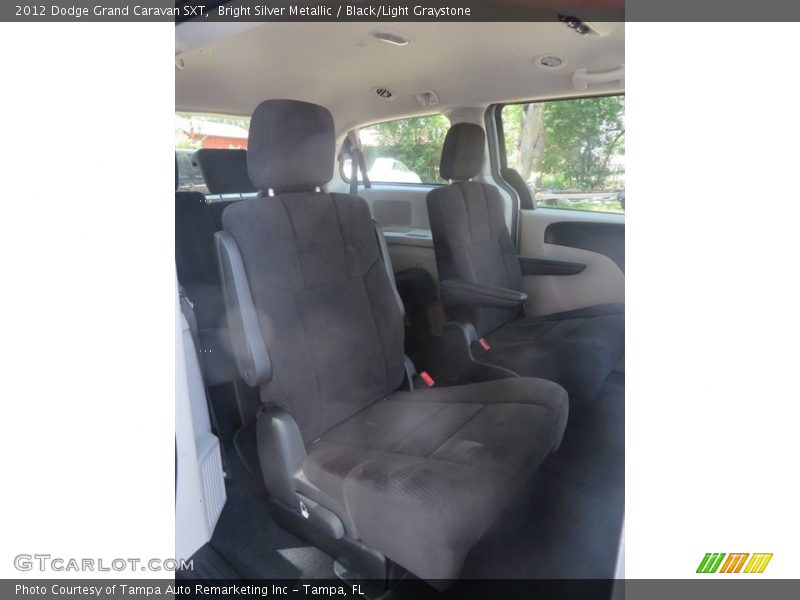Bright Silver Metallic / Black/Light Graystone 2012 Dodge Grand Caravan SXT