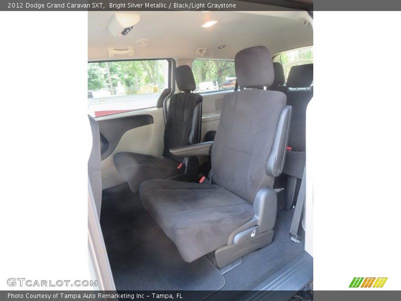 Bright Silver Metallic / Black/Light Graystone 2012 Dodge Grand Caravan SXT