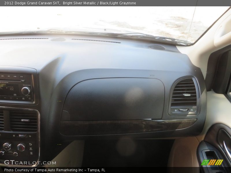 Bright Silver Metallic / Black/Light Graystone 2012 Dodge Grand Caravan SXT