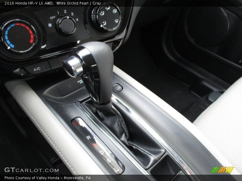 White Orchid Pearl / Gray 2016 Honda HR-V LX AWD