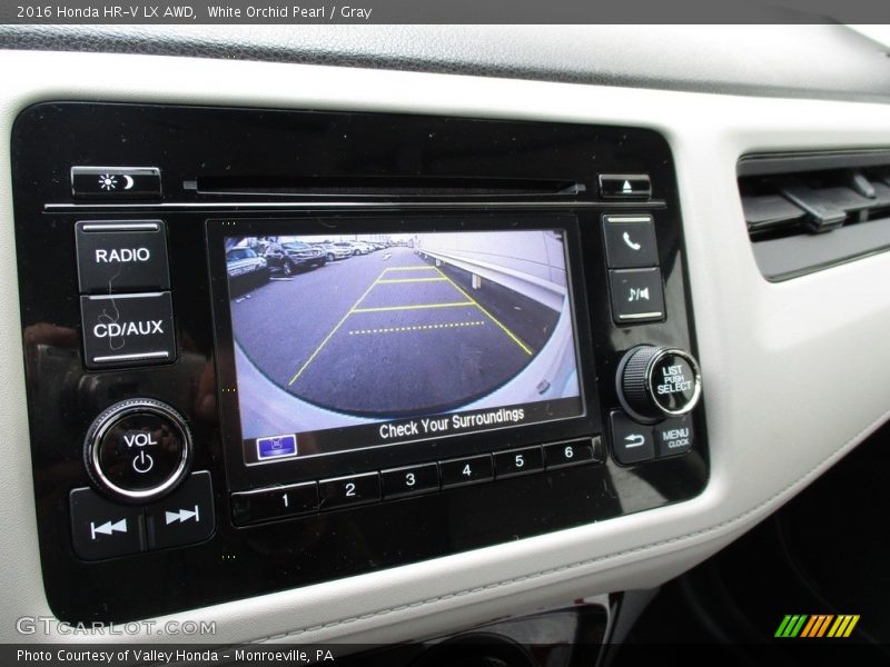 White Orchid Pearl / Gray 2016 Honda HR-V LX AWD