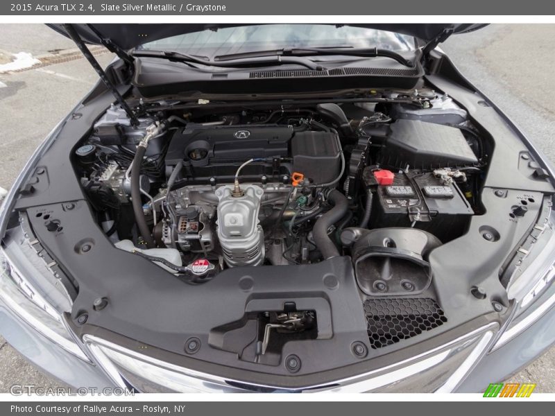 Slate Silver Metallic / Graystone 2015 Acura TLX 2.4