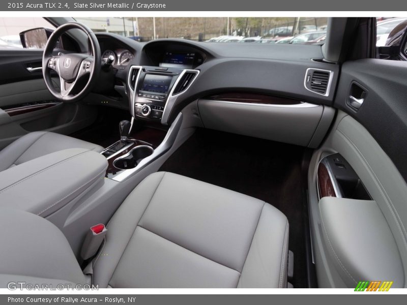 Slate Silver Metallic / Graystone 2015 Acura TLX 2.4