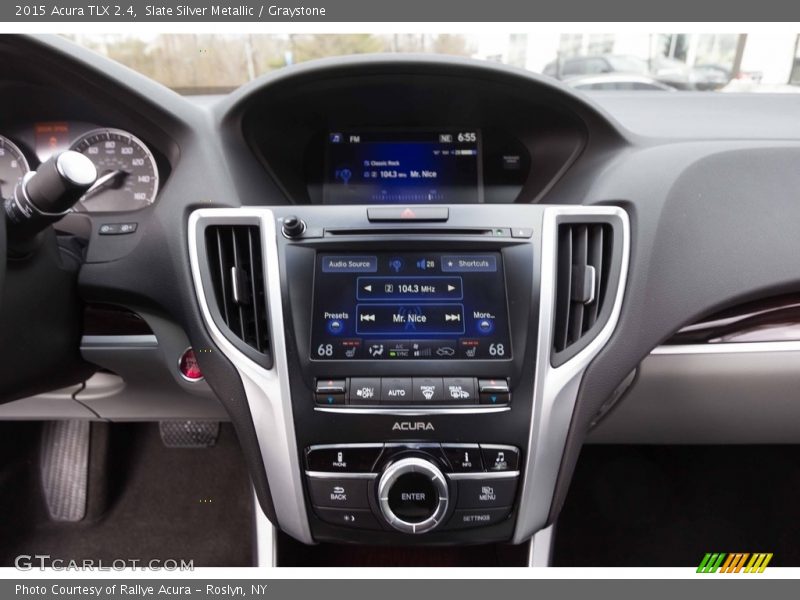 Slate Silver Metallic / Graystone 2015 Acura TLX 2.4