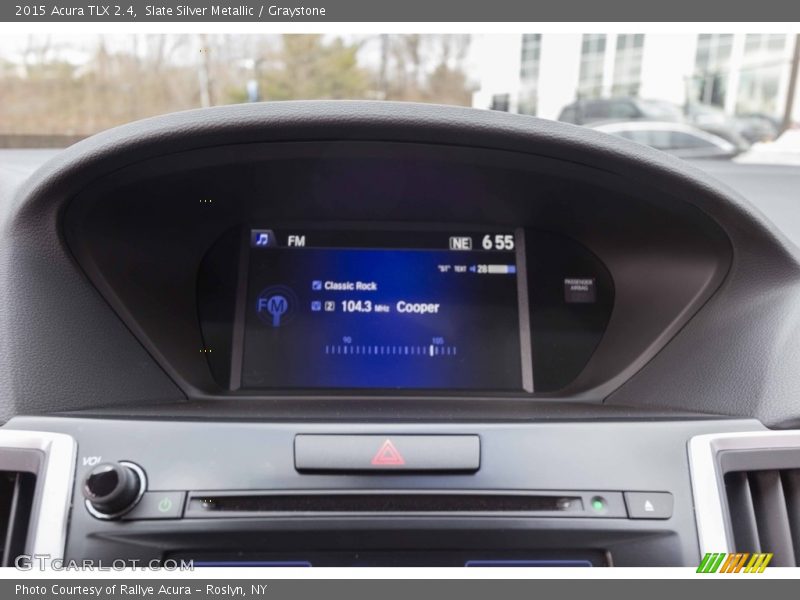 Slate Silver Metallic / Graystone 2015 Acura TLX 2.4