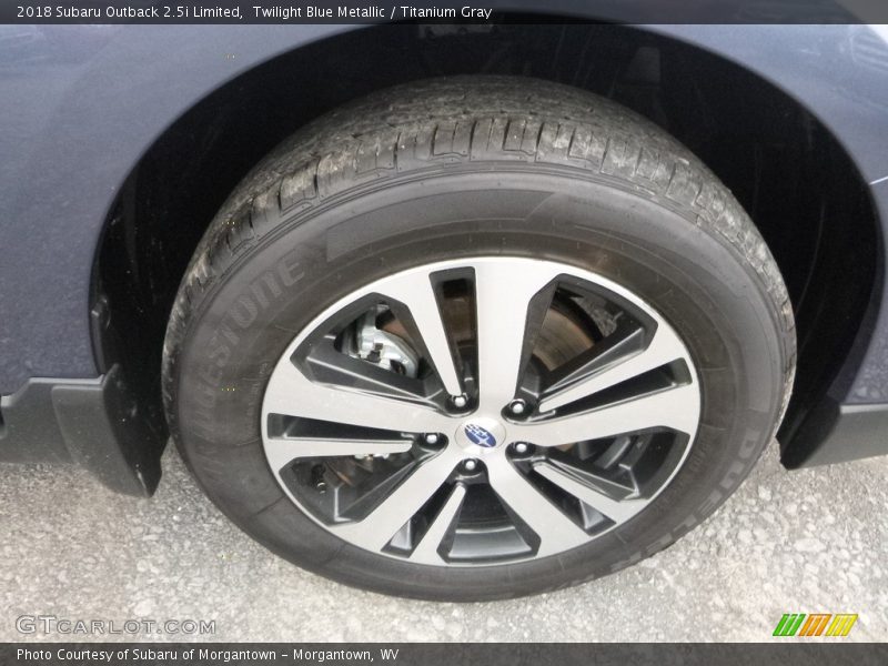 Twilight Blue Metallic / Titanium Gray 2018 Subaru Outback 2.5i Limited