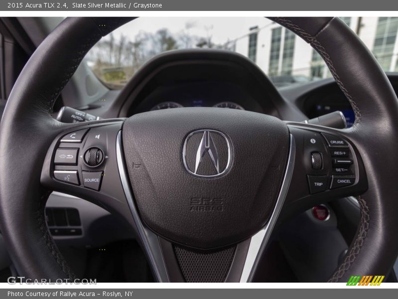 Slate Silver Metallic / Graystone 2015 Acura TLX 2.4