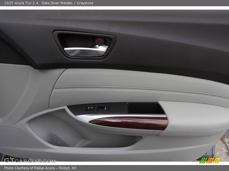 Slate Silver Metallic / Graystone 2015 Acura TLX 2.4