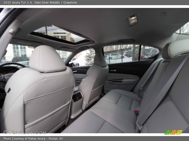 Slate Silver Metallic / Graystone 2015 Acura TLX 2.4