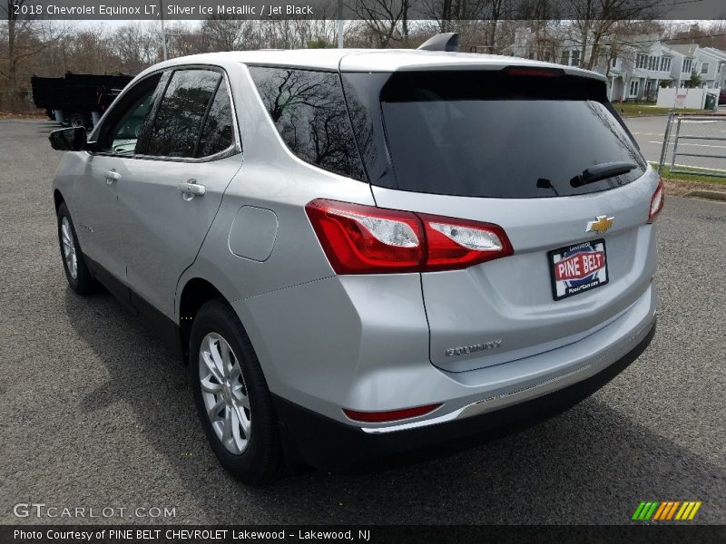 Silver Ice Metallic / Jet Black 2018 Chevrolet Equinox LT