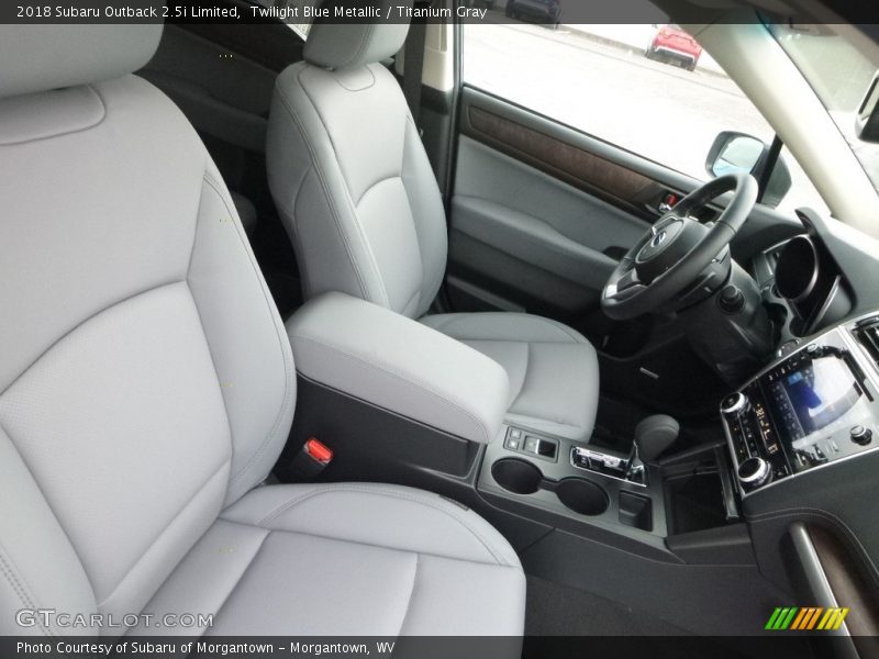 Twilight Blue Metallic / Titanium Gray 2018 Subaru Outback 2.5i Limited