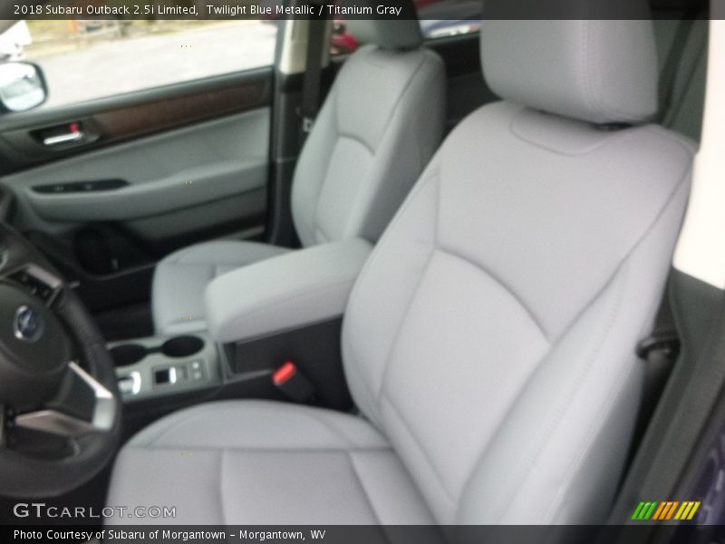Twilight Blue Metallic / Titanium Gray 2018 Subaru Outback 2.5i Limited
