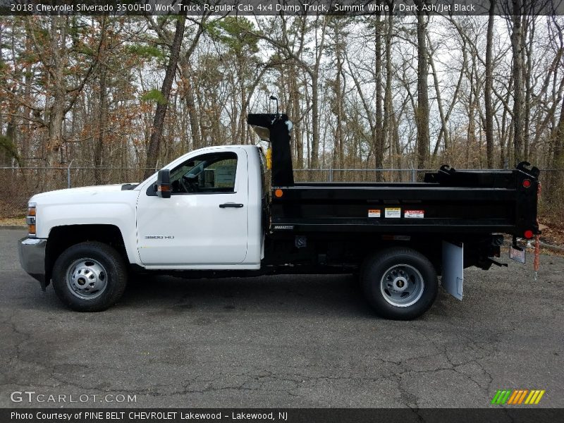 Summit White / Dark Ash/Jet Black 2018 Chevrolet Silverado 3500HD Work Truck Regular Cab 4x4 Dump Truck