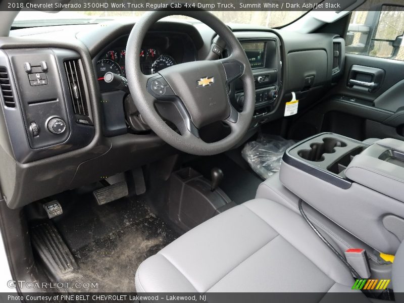 Summit White / Dark Ash/Jet Black 2018 Chevrolet Silverado 3500HD Work Truck Regular Cab 4x4 Dump Truck