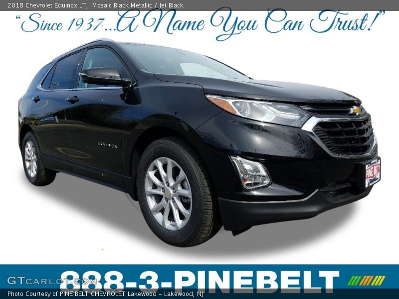 Mosaic Black Metallic / Jet Black 2018 Chevrolet Equinox LT