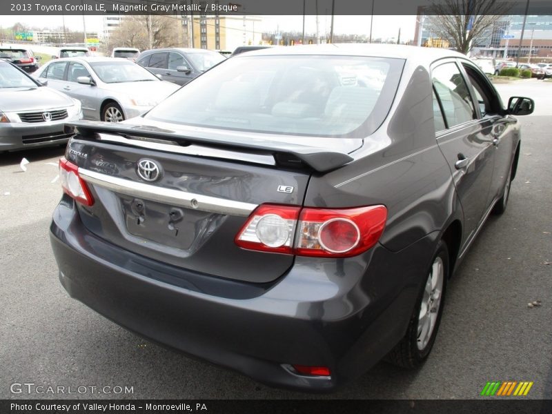 Magnetic Gray Metallic / Bisque 2013 Toyota Corolla LE