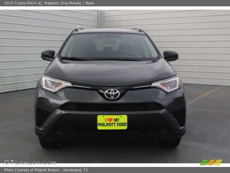 Magnetic Gray Metallic / Black 2016 Toyota RAV4 LE
