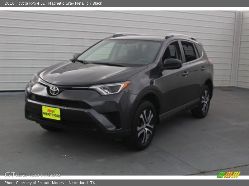 Magnetic Gray Metallic / Black 2016 Toyota RAV4 LE