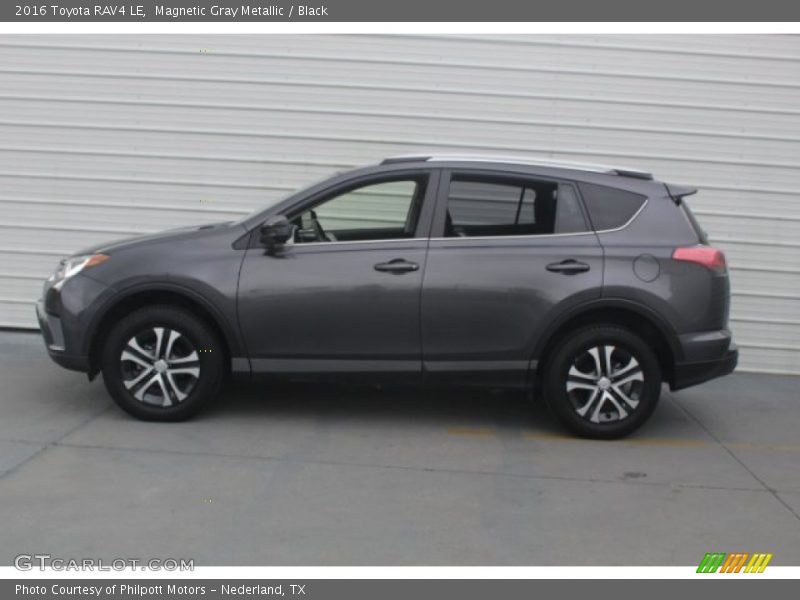 Magnetic Gray Metallic / Black 2016 Toyota RAV4 LE