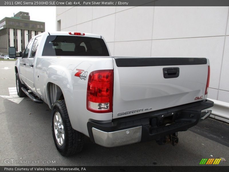 Pure Silver Metallic / Ebony 2011 GMC Sierra 2500HD SLE Crew Cab 4x4
