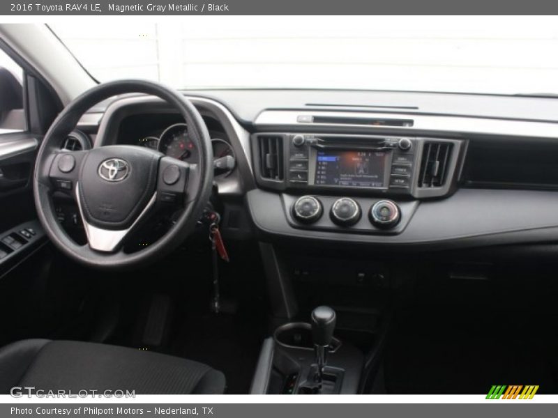 Magnetic Gray Metallic / Black 2016 Toyota RAV4 LE