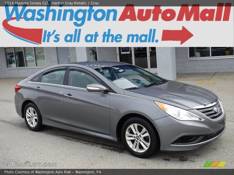Harbor Gray Metallic / Gray 2014 Hyundai Sonata GLS