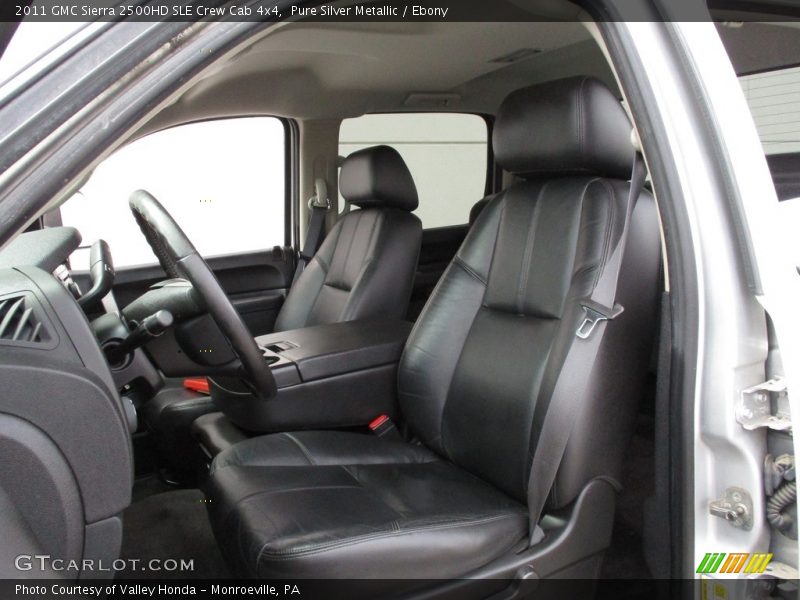 Pure Silver Metallic / Ebony 2011 GMC Sierra 2500HD SLE Crew Cab 4x4