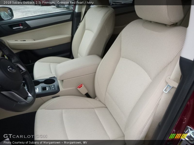 Crimson Red Pearl / Ivory 2018 Subaru Outback 2.5i Premium
