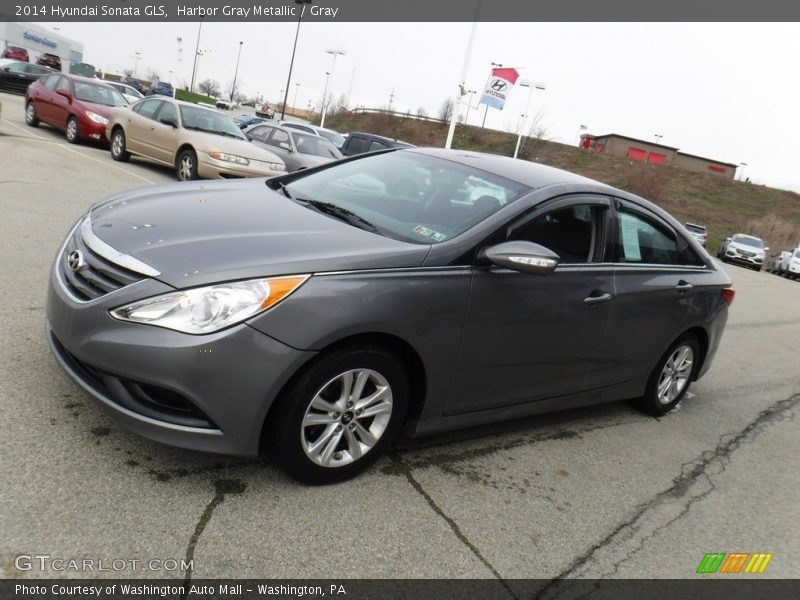 Harbor Gray Metallic / Gray 2014 Hyundai Sonata GLS