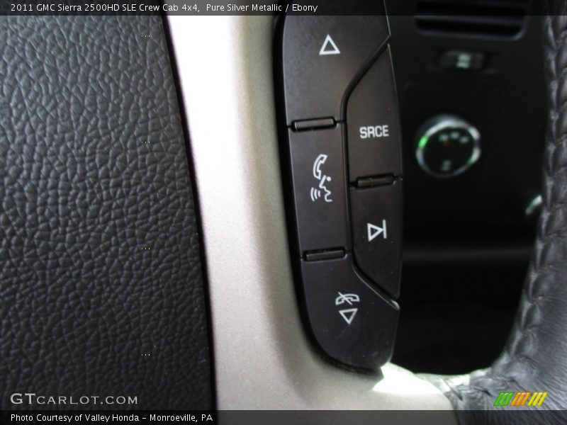 Pure Silver Metallic / Ebony 2011 GMC Sierra 2500HD SLE Crew Cab 4x4