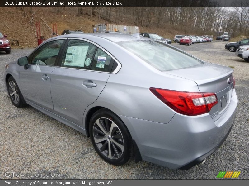 Ice Silver Metallic / Slate Black 2018 Subaru Legacy 2.5i Limited