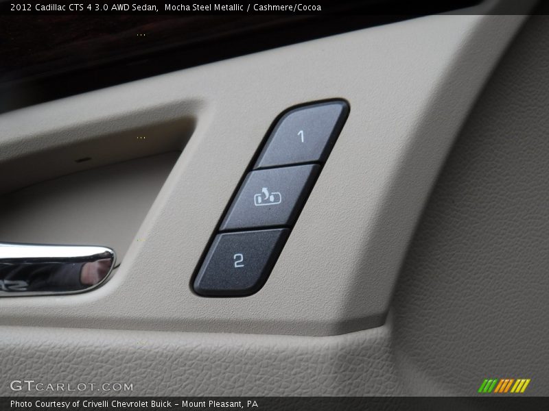 Mocha Steel Metallic / Cashmere/Cocoa 2012 Cadillac CTS 4 3.0 AWD Sedan
