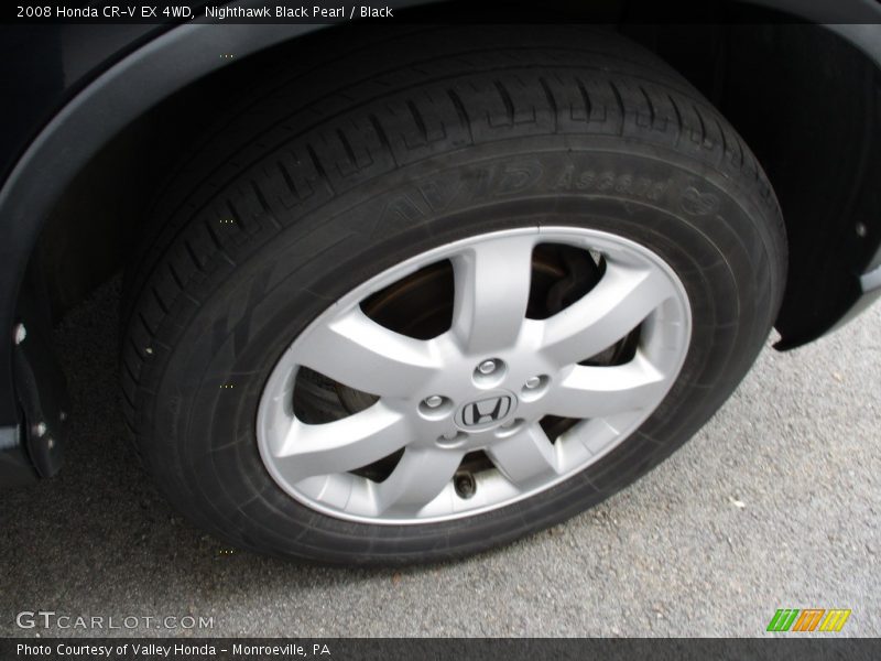 Nighthawk Black Pearl / Black 2008 Honda CR-V EX 4WD
