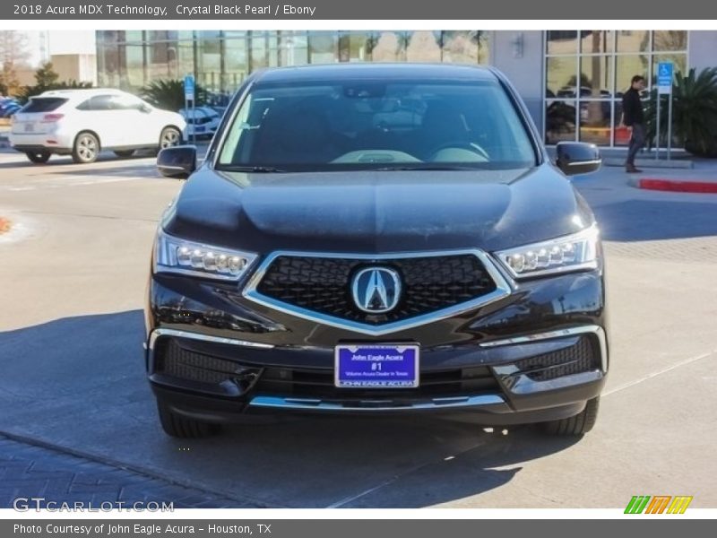 Crystal Black Pearl / Ebony 2018 Acura MDX Technology
