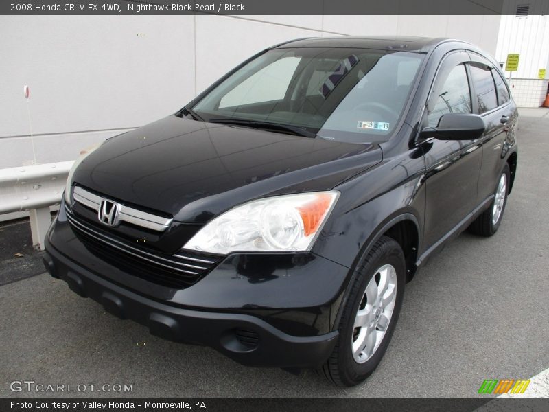 Nighthawk Black Pearl / Black 2008 Honda CR-V EX 4WD