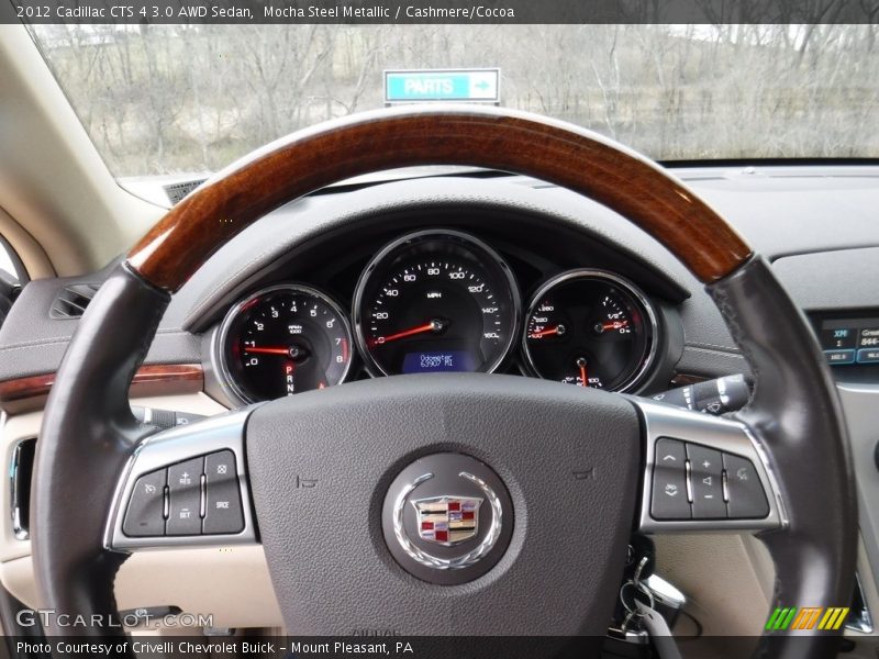 Mocha Steel Metallic / Cashmere/Cocoa 2012 Cadillac CTS 4 3.0 AWD Sedan