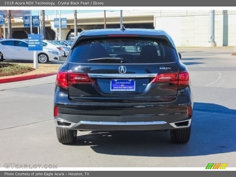 Crystal Black Pearl / Ebony 2018 Acura MDX Technology