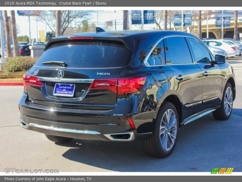 Crystal Black Pearl / Ebony 2018 Acura MDX Technology