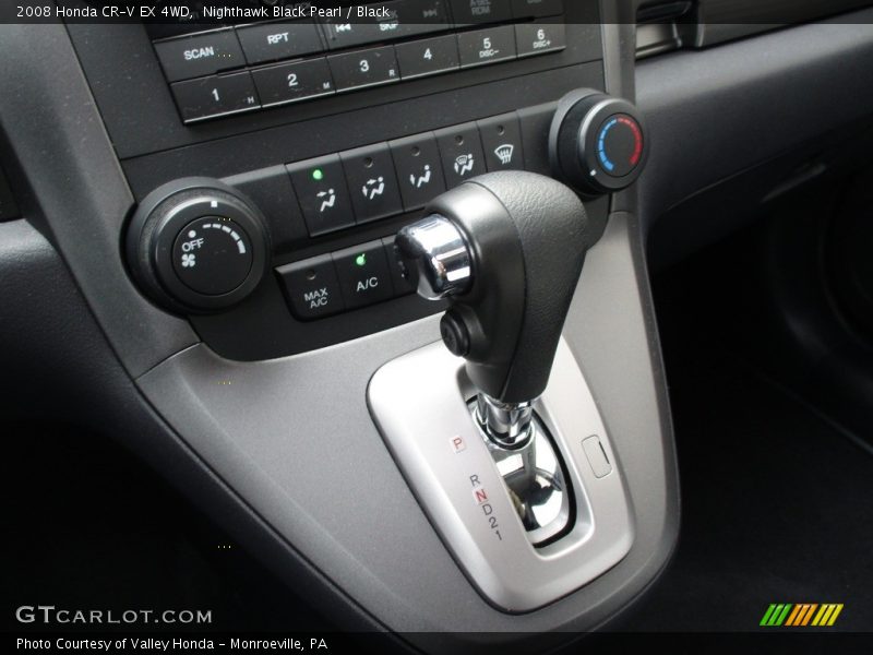Nighthawk Black Pearl / Black 2008 Honda CR-V EX 4WD