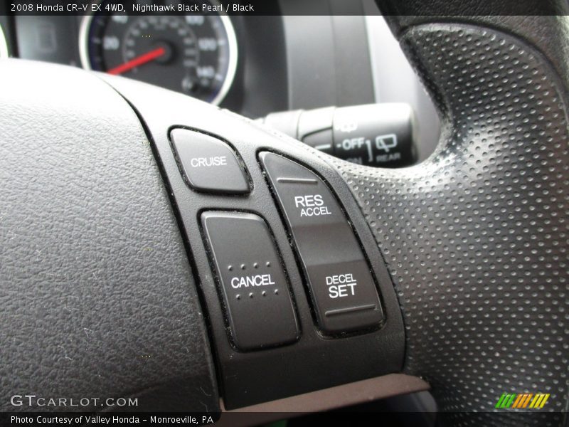Nighthawk Black Pearl / Black 2008 Honda CR-V EX 4WD