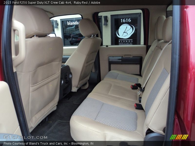 Ruby Red / Adobe 2015 Ford F250 Super Duty XLT Crew Cab 4x4