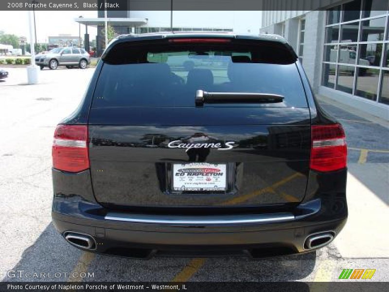 Black / Black 2008 Porsche Cayenne S