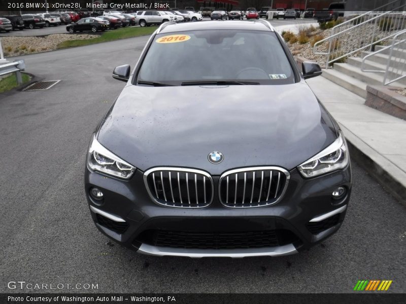 Mineral Grey Metallic / Black 2016 BMW X1 xDrive28i