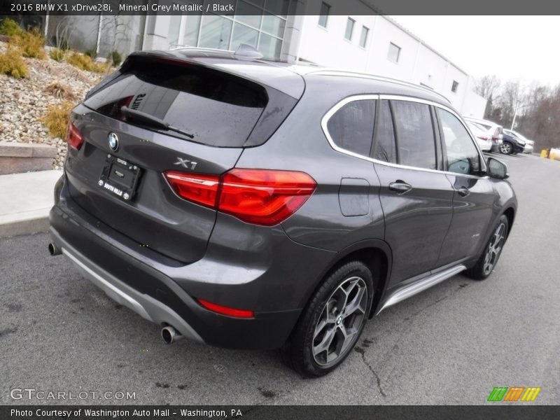 Mineral Grey Metallic / Black 2016 BMW X1 xDrive28i