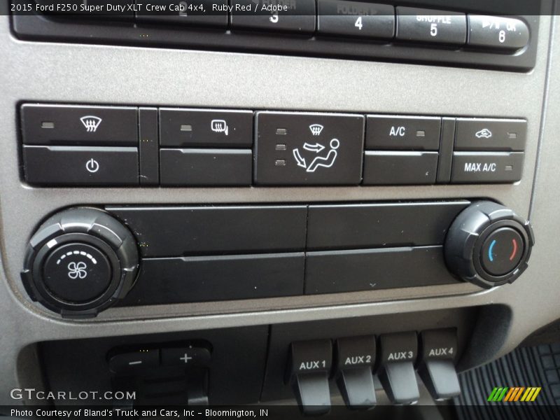 Ruby Red / Adobe 2015 Ford F250 Super Duty XLT Crew Cab 4x4