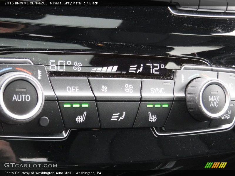 Mineral Grey Metallic / Black 2016 BMW X1 xDrive28i