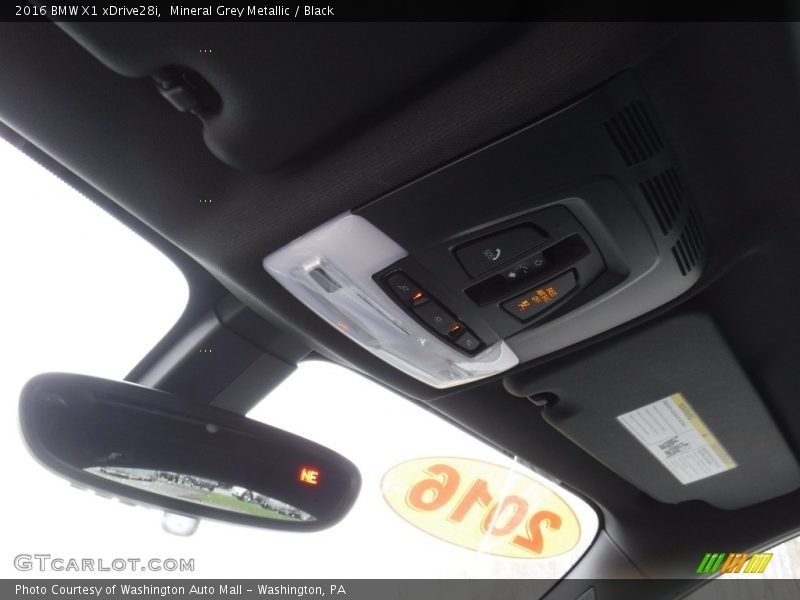 Mineral Grey Metallic / Black 2016 BMW X1 xDrive28i