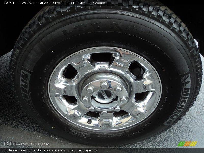 Ruby Red / Adobe 2015 Ford F250 Super Duty XLT Crew Cab 4x4