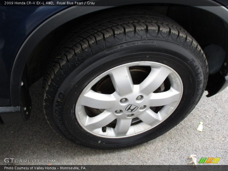 Royal Blue Pearl / Gray 2009 Honda CR-V EX-L 4WD
