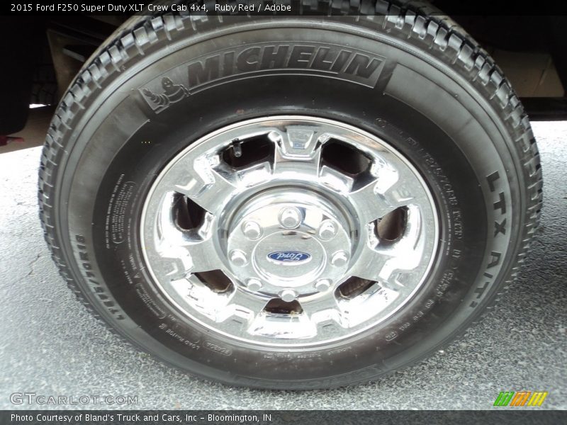 Ruby Red / Adobe 2015 Ford F250 Super Duty XLT Crew Cab 4x4